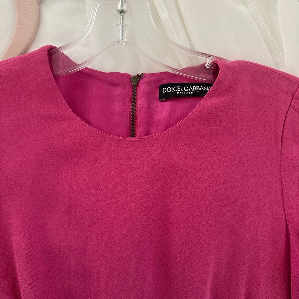 Dolce & Gabbana Fuchsia Dress